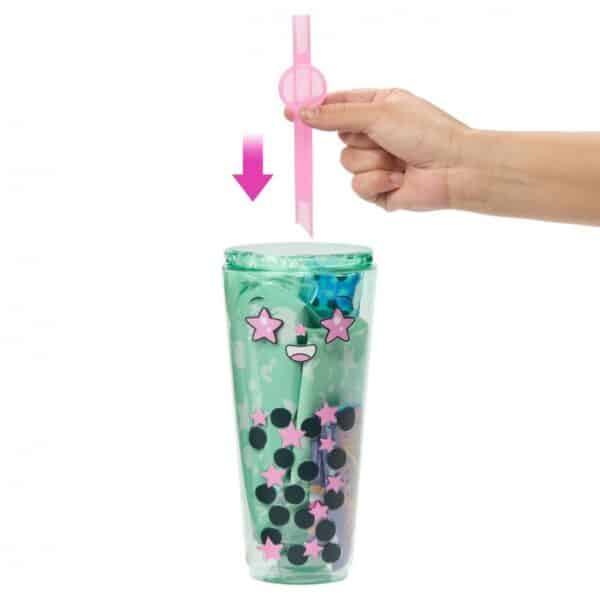 Barbie Pop Reveal Bubble Tea Series Doll & Accessories with Pet, 8 Surprises Include Color Change, Cup with Storage (Styles May Vary) - Image 4