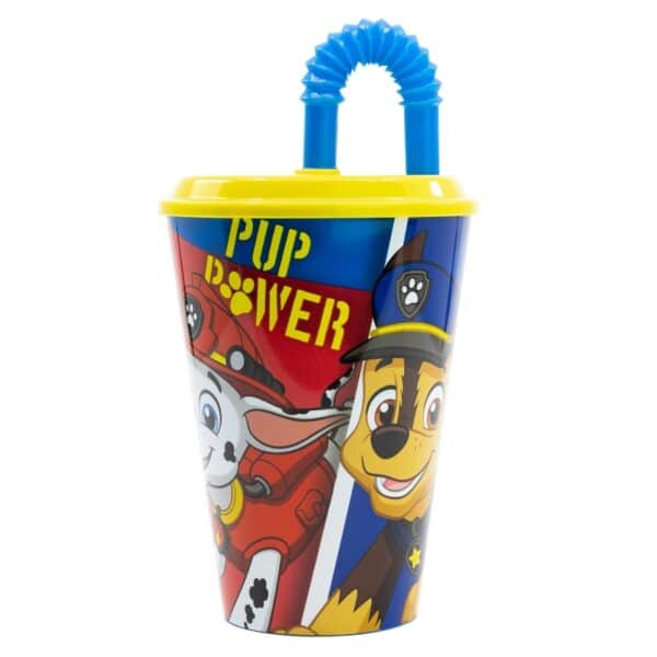 Sport Tumbler 430 ml with Lid & Straw Paw Patrol Pup Power
