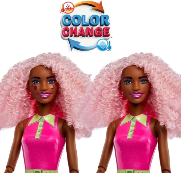 Barbie Pop Reveal Bubble Tea Series Doll & Accessories with Fashion Doll & Pet, 8 Surprises Include Color Change, Cup with Storage - Image 2