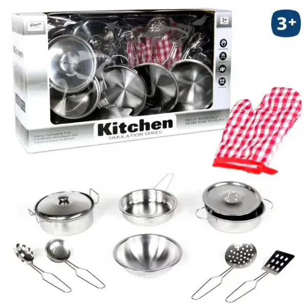 Metal Cooking Set 10 Pieces
