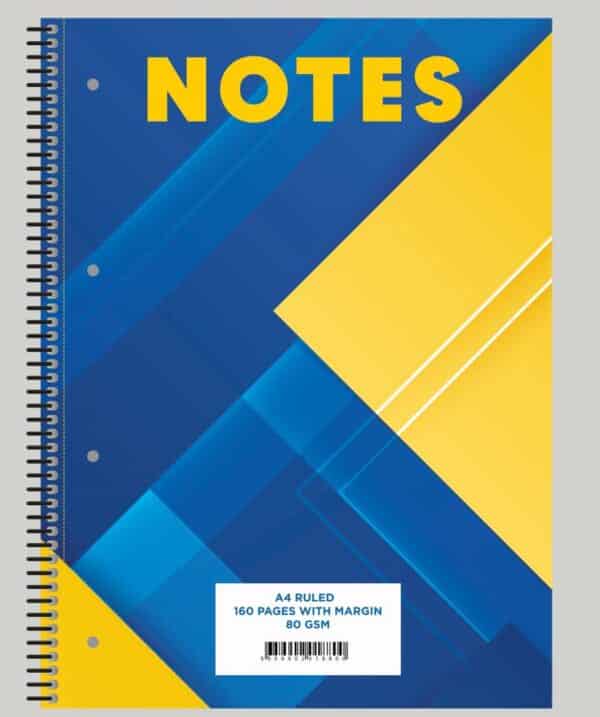 A4 Spiral Refill Pad 160 Pages 80gsm