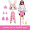 Barbie Cutie Reveal Doll & Accessories, Color Dream Series, Tie-Dyed Bunny Plush Costume & 10 Surprises Including Color Change - Image 3