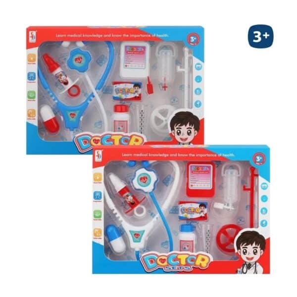 Set of 10 Pieces Doctor Game With Accessories