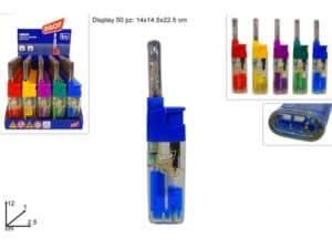 Gas Lighter In 4 Assorted Colours