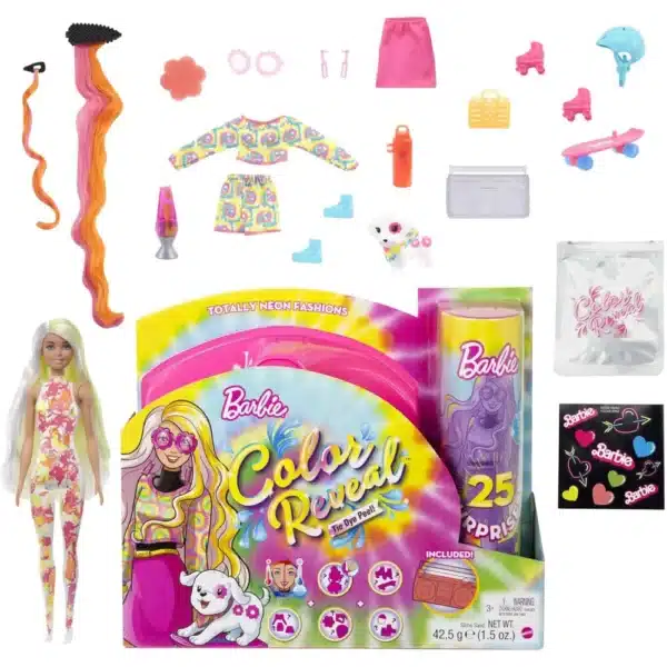 Barbie Colour Reveal Doll and 25 Surprises Including Colour Change
