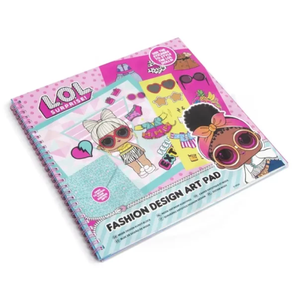 LOL Surprise Fashion Design Art Pad 25x24cms