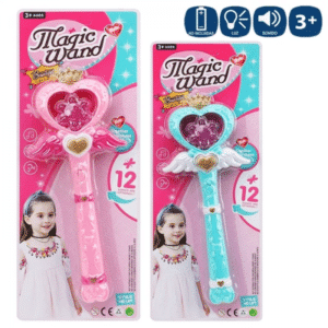 Magic Wand With Light And Sound - 2 Assorted (31cms)