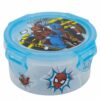 Plastic Round  Food Sandwich Box 420ml Spiderman