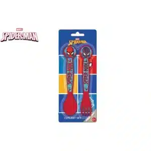 Spiderman 2 Piece Plastic Cutlery