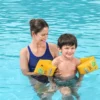 Bestway Inflatable Swimming Armbands for Kids Float Bands Sleeves, Inflatable Swim Armbands for Boys and Girls, Ages 3-6, Yellow - Image 2