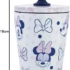 Minnie Mouse Stainless Steel Thermal Mug with Silicone Straw Tumbler 360 ml