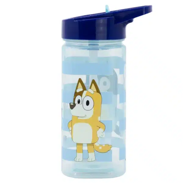 Stor Square Water Bottle 510ml Bluey Cool Day - Image 3