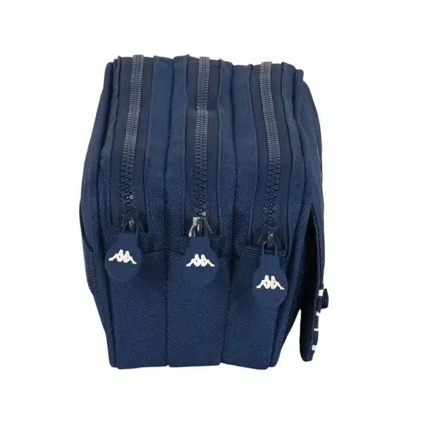Large Triple Pencil Case Kappa "Navy" - Image 3