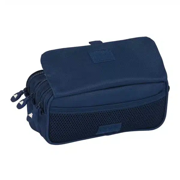 Large Triple Pencil Case Kappa "Navy" - Image 2