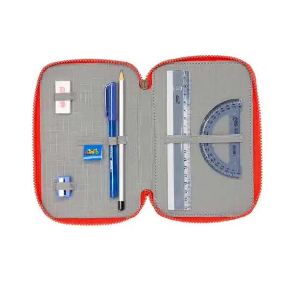 Triple Filled Pencil Case 36 Pieces Super Mario "World" - Image 4
