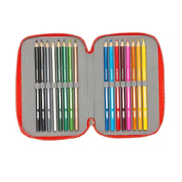 Triple Filled Pencil Case 36 Pieces Super Mario "World" - Image 3