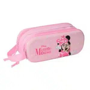Minnie Mouse 3D Double Pencil Case