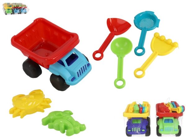 Sand Toys Set Truck 7 Pieces 20x19.5x12cms