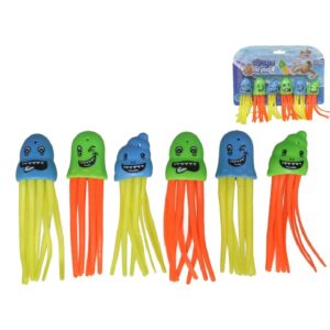 Pack Of 6 Diving Octopus 23x20.5cm