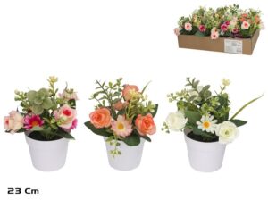 Rose Bud-daisy In Pot-23cm