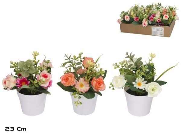 Rose Bud-daisy In Pot-23cm