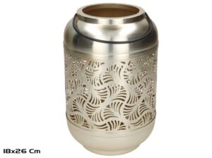 Lasya Gold Candle Holder 18x18x26 Cm