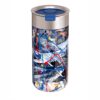 Quokka Thermal Stainless Steel Coffee Tumbler Blue Abstract 400ml