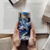 Quokka Thermal Stainless Steel Coffee Tumbler Blue Abstract 400ml - Image 2