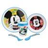 5 Pcs Plastic Kids Microwave Safe set Mickey Premium - Image 2
