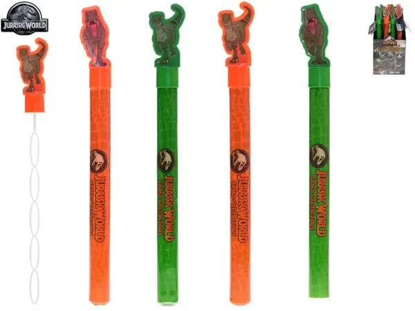Jurassic Camp Cretaceous Bubble Wand - Orange/Green