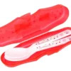 Toddler 2 Pcs Plastic Spoons Travel Set Peppa Pig - Image 2
