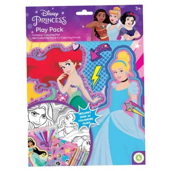 Disney Princess Play Pack 30+ Colouring