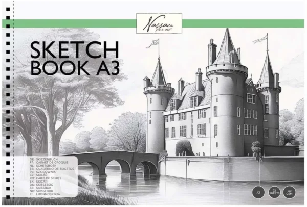 Sketch Book Size A3, 32 Sheets, 130gsm