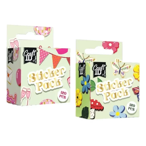 120 Stickers On Roll In Dispenser Box