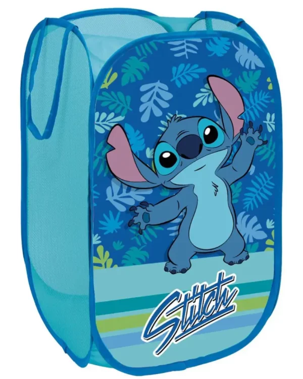 Stitch Pop Up Storage Bin. 36x36x58cm