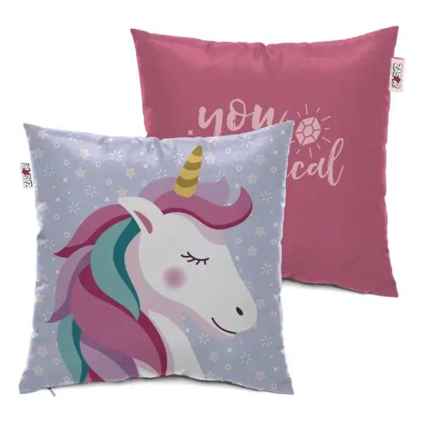 Unicorn 2-Filled Cushion 40x40cm