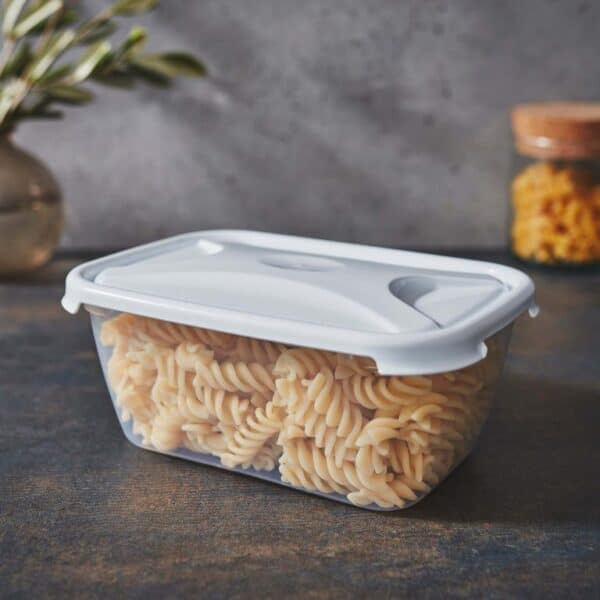 Cuisine 1.2L Rectangular Food Box & Lid - Image 2