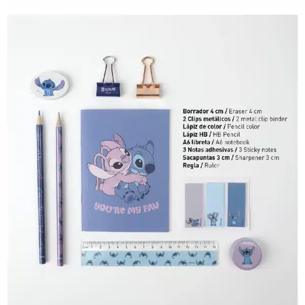 Stitch 12 Piece School Stationery - Image 2