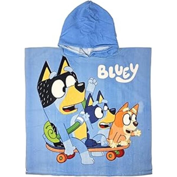 Bluey Beach Poncho