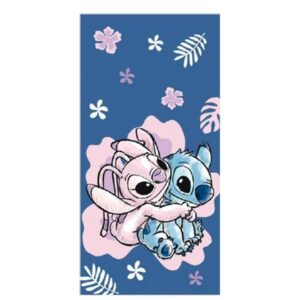 Stitch & Angel Beach Towel