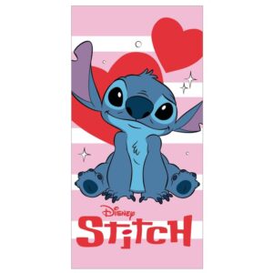 Stitch Pink Beach Towel