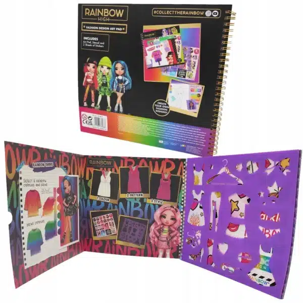 Rainbow High Fashion Designer Art Pad