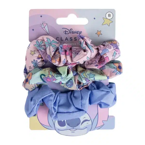 Hair Accessories Scrunchies 3 Pieces Stitch