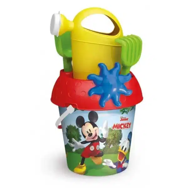 Mickey Mouse Beach Bucket with accessories- Diameter 18cms