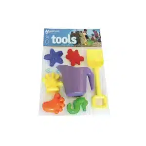 Beach Play set 7 Pieces including Moulds ,Shovel and Jug