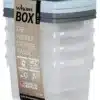 Wham® Box & Lid 1.5L Set of 4 Clear/Assorted - Image 2