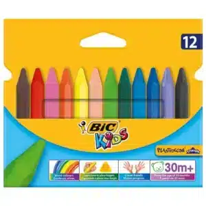 Bic Plastidecor® Triangular Jumbo Crayons x12