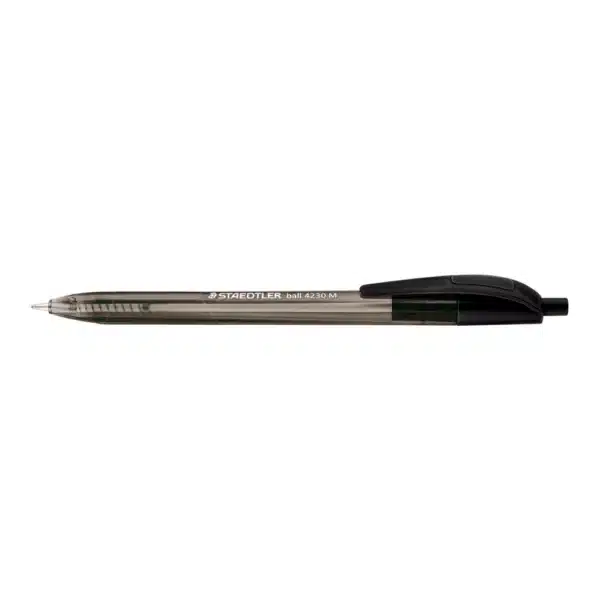 Staedtler 4230 M Retractable Triangular Ballpoint Pen Medium Black