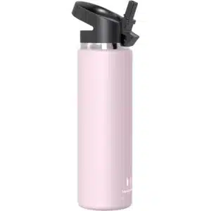 Super Sparrow SwivelSip™ Stainless Steel Insulated Wide Mouth Bottle with Straw Lid, 1000ml, Pink