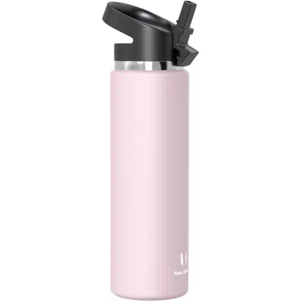 Super Sparrow SwivelSip™ Stainless Steel Insulated Wide Mouth Bottle with Straw Lid, 1000ml, Pink